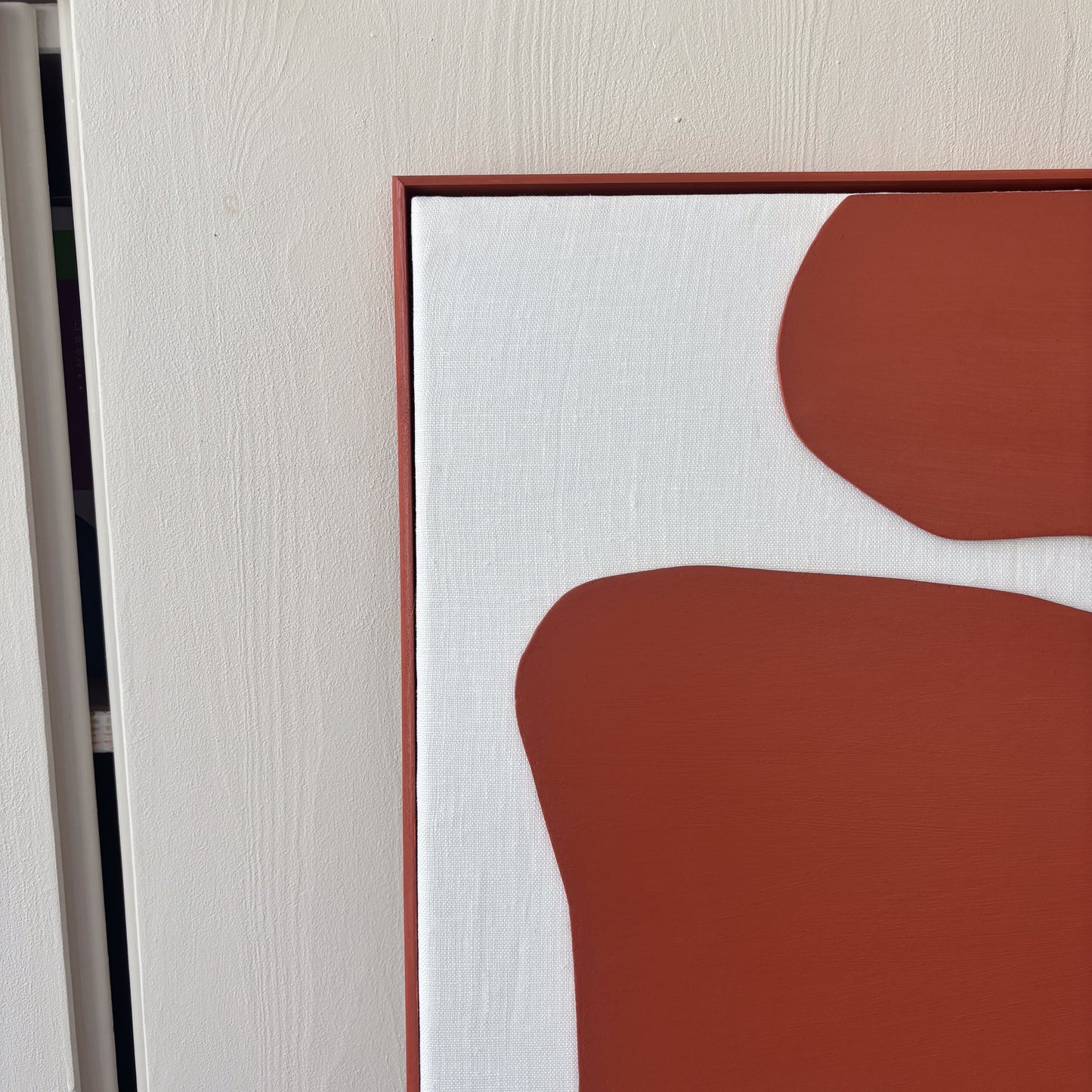 ROSÉE °1 - Tableau texturé en reliefs