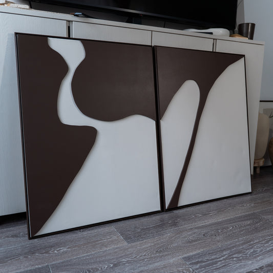 Duo AYA - Édition limitée - Tableaux en reliefs (Lot de 2)